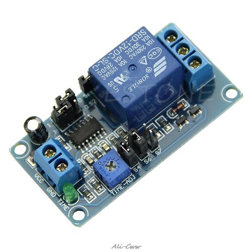 DC 12V Delay Relay Delay with Timer Turn on Delay Turn off S