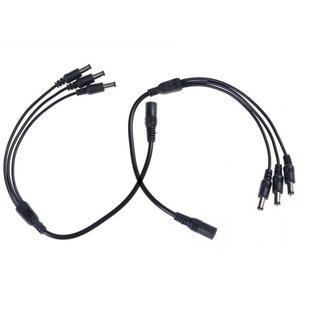 1pcs Female To Male 3way DC Power Splitter Adapter Connector