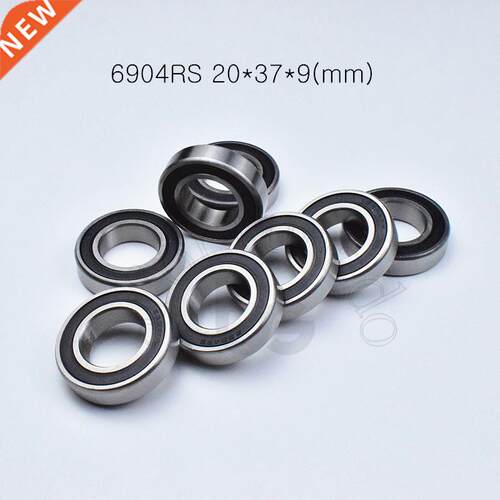 10pcs 6904RS 20*37*9(mm) chrome steel rubber Sealed High sp