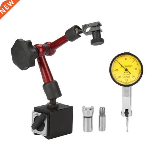 1Set Flexible Strong Magnetic Gauge Stand Base Holder + Leve