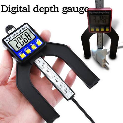 Digital Depth Caliper Height Gauge Digital Tread Depth Gauge
