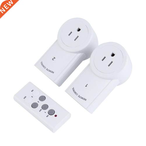 2pcs Remote Control Sockets Switch US Plug AC Power Outlet U