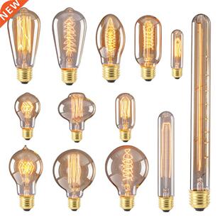 Retro Edison Light Bulb E27 220V ST64 G80 G95 G125 Filat Inc