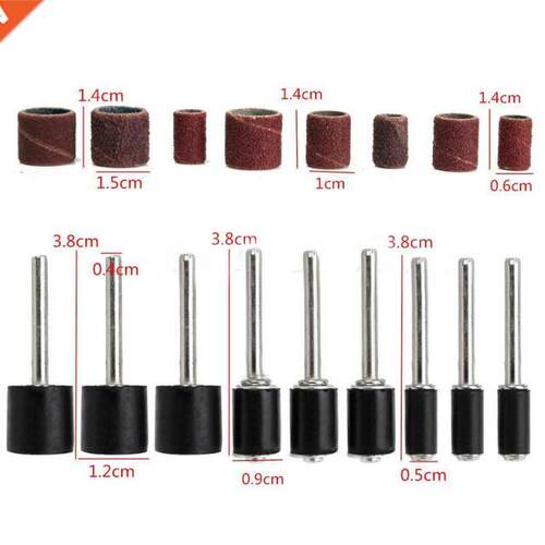 338pcs Drum Sanding Kit Sanding Bands Drums 1/2 '' 1