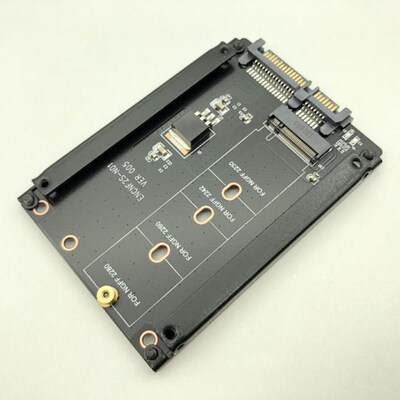 Metal Case B+M Key M.2 NGFF SSD To 2.5 SATA 6Gb/s Adapter Ca