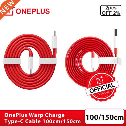 Original OnePlus Warp Charge Type C Cable and Type C to Typ