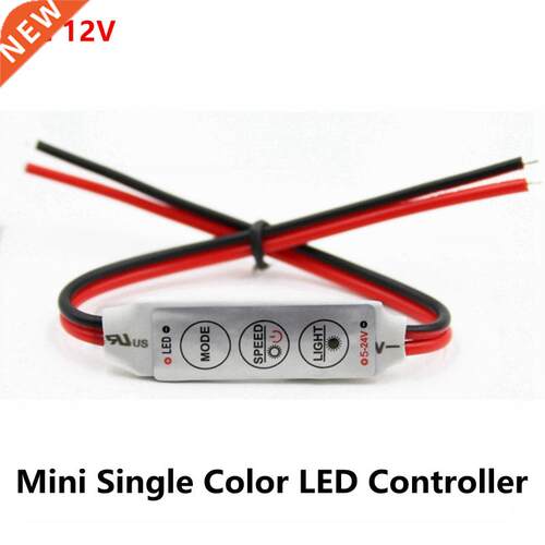 DC 12V 3*4A Mini Led Controller Dimmer Driver to Control Sin