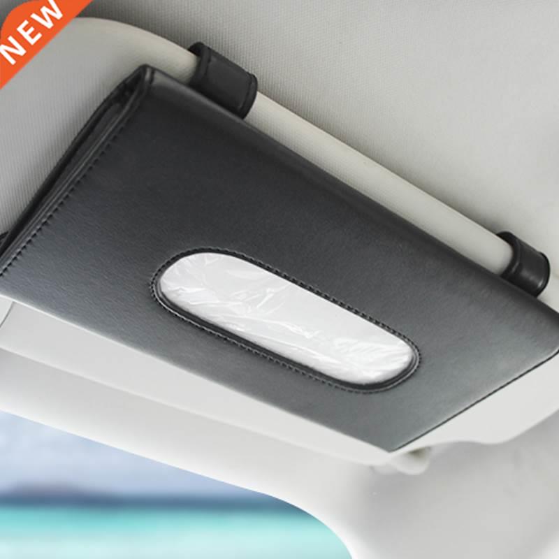 1 Pcs Car Tissue Box Towel Sets Car Sun Visor Tissue Box Hol