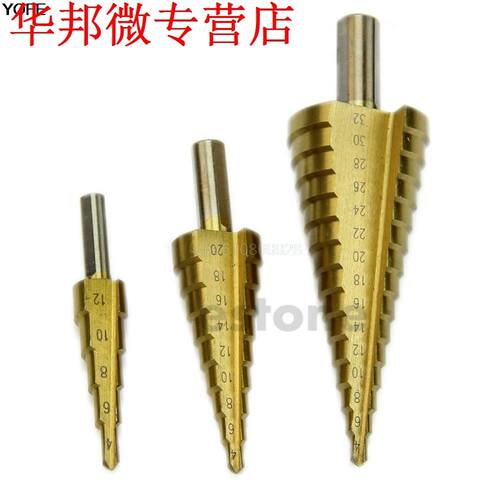 Hot Pcs Drill bit Large HSS Steel Step Cone Drill Titanium