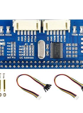 Expansion Board for Raspberry Pi 4B/3B/Zero SC16IS752 I2C In