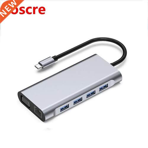 11 In 1 USB C HUB Type C to USB .0 Dock Station USB C HDMI