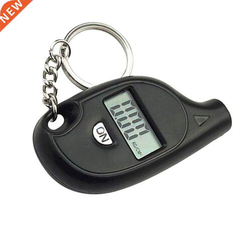 Mini LCD Tire Tyre Keychain Pressure Gauge For Car Motorcycl