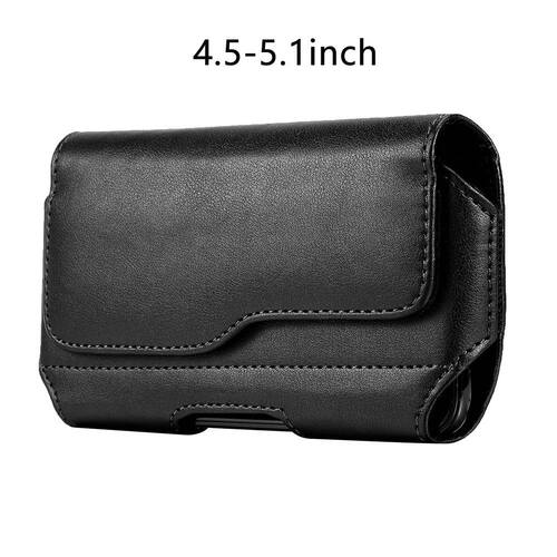 Anti Scratch Artificial Leather Phone Case Pouch Holster Ful