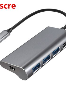USB C Hub Adapter, Type C 4 in 1 USB3.0 Hub, for Mobile Phon