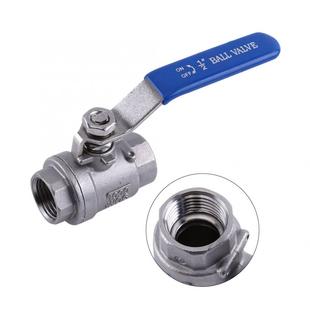 1/2 IN NPT Ball Valve Full Port 2 Way Rotary Lever Stainles