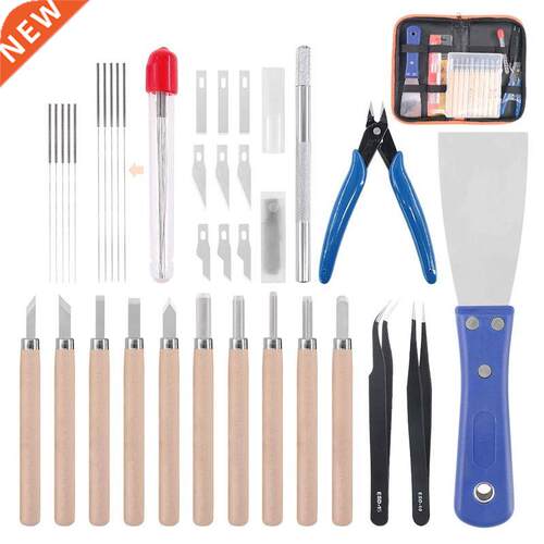 34 Pcs 3D Printer Accessory Kit, Printer Hot Bed Cleaning To