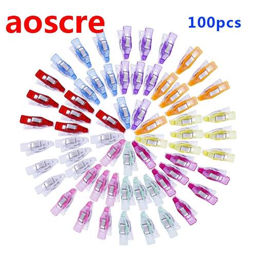 Patchwork 100 Pcs Plastic Multipurpose Craft Clothing Cl