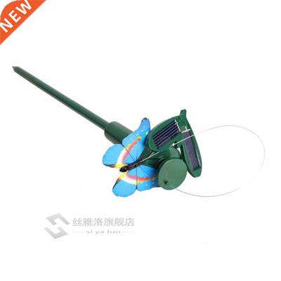 Solar Powered Dancing Flying Butterfly Garden Decoration Col