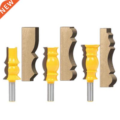 3 Pcs 1/2 Inch Shank Crown Molding Router Bit Raised Panel W