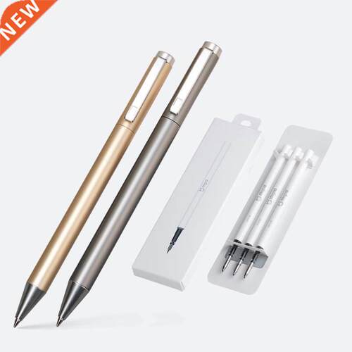 Deli Metal Sign Pen Pens Gold / Silver Gel Pen 0.5mm Refils