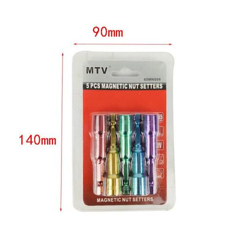 Hex Socket Sleeve Nozzles Strong Magnetic Nut Driver Set Dri