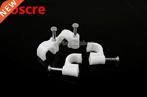 Free shipping 100pcs 4mm Cable fixed Round or Circle Path ca