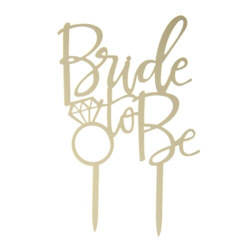 1pc Sweet Bride To be Cake Topper Cupcake Wedding Engagement