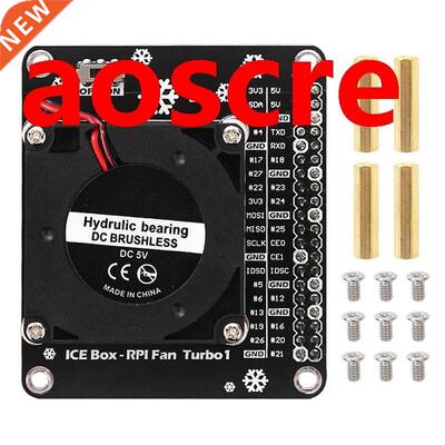 Turbo Fan ICE Coing Expansion Board with LED Light for Ras