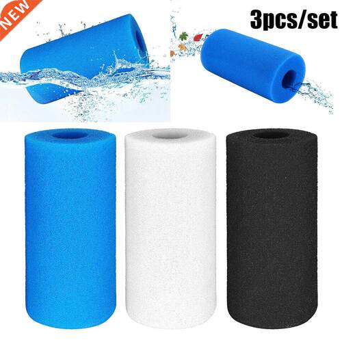 3pcs Filter Spon For Intex Type-A Foam Spon Reusable Swi