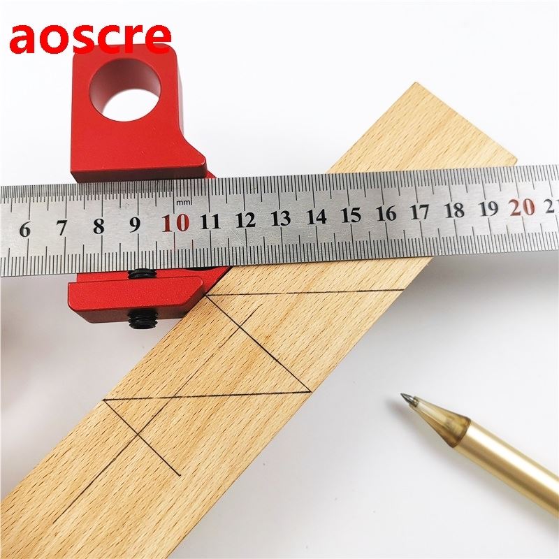 45 Degree Angle Scribe Steel Carpenter Gauge Universal Steel