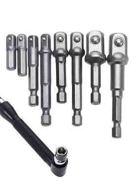 9Pcs Drill Bits Extension 1/4 Inch 3/8 Inch 1/2 Inch Socket