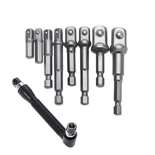 9Pcs Drill Bits Extension 1/4 Inch 3/8 Inch 1/2 Inch Socket