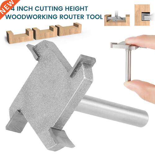 Woodworking Spoilboard Surfacing Router Bits 1/4 inch 6mm Sh