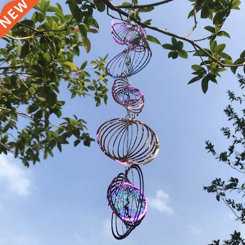 3D Rotating Wind Chimes Tree Of Life Wind Spinner Bell For H