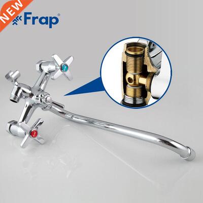 Classic Shower Bath Faucet Long Nose Bathtub Mixer Hot and