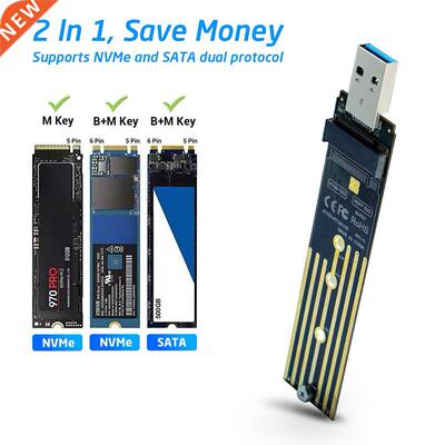 M2 SSD Adapter NVMe Enclosure M.2 to US 3.1 Case for NVME P
