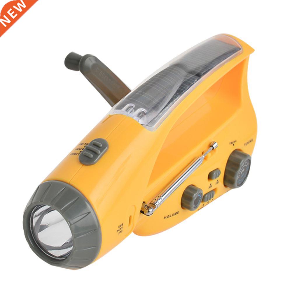 functional 3 in 1 Emergency Charger Camping Lamp Hand Cranki