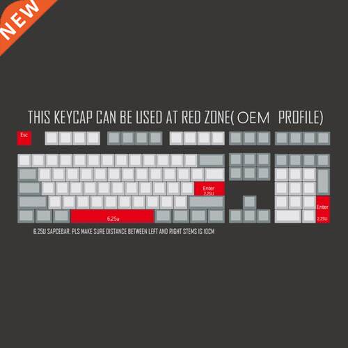 DIY PBT Keycaps 4pcs Spacebar ESC Enter Enter OEM Profile fo