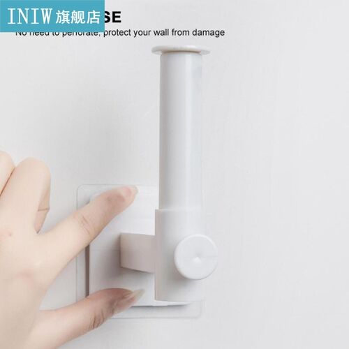 Kitchen Flexible Paper Roll Rack Under Cabinet Hook Hanger S