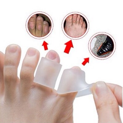 10pcs/5 pairs Silicone gel little toe tube corns blisters Co