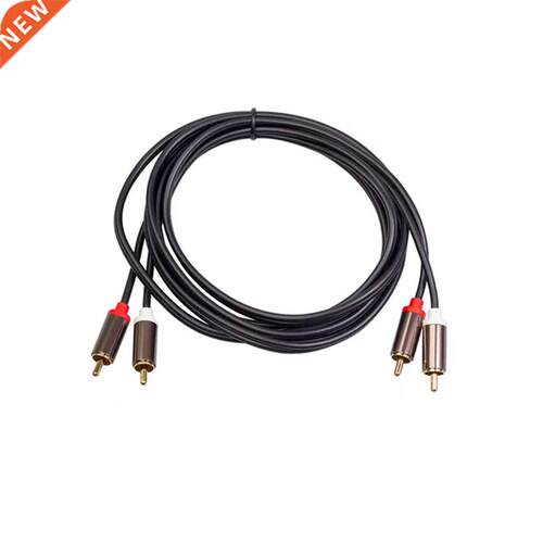 2RCA to 2 RCA Male to Male Audio Cable Gold-Plated RCA Audio