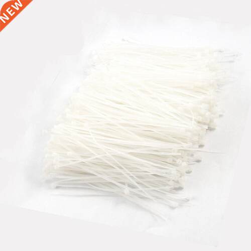 White Self Locking Packaging Cable Zip Tie