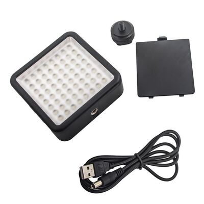 LED 64 Continuous On LED Panel Video Light Dimmable for DSLR