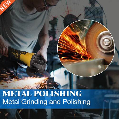 125MM Brushless Electric Angle Grinder 18V Lithium-Ion Grind