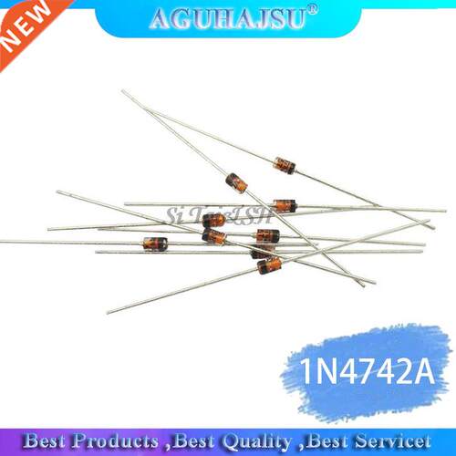 100PCS 1W 12V 1N4742A 1N4742 DO-41 diode