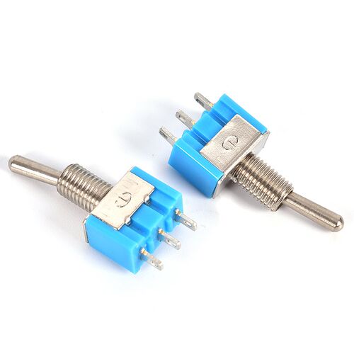 10 Pieces Mini Toggle Switches MTS-102 3-Pin SPDT ON-ON 6A 1