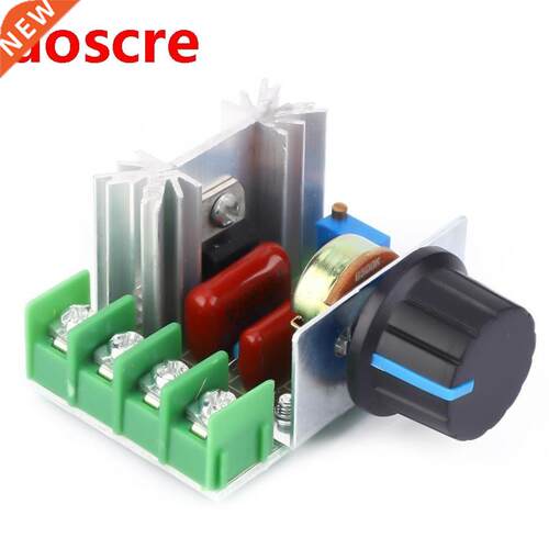 2Pcs/Pack AC Motor Speed Control Module PWM Adjustable Dimme