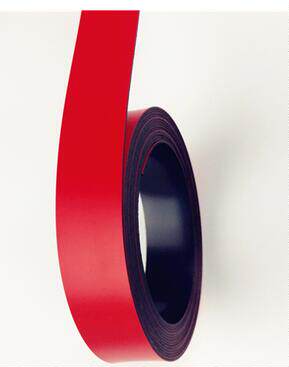 1000mm*20mm*1mm Flexible magnetic label, Red Fridge Magnets