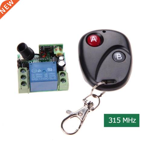 DC12V 10A 315MHz Wireless Universal Remote Control Switch Tr