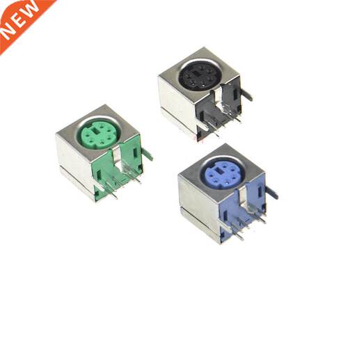 10PCS PS2 Keyboard Socket Female Jack Connector 6P/6 Pin PS-